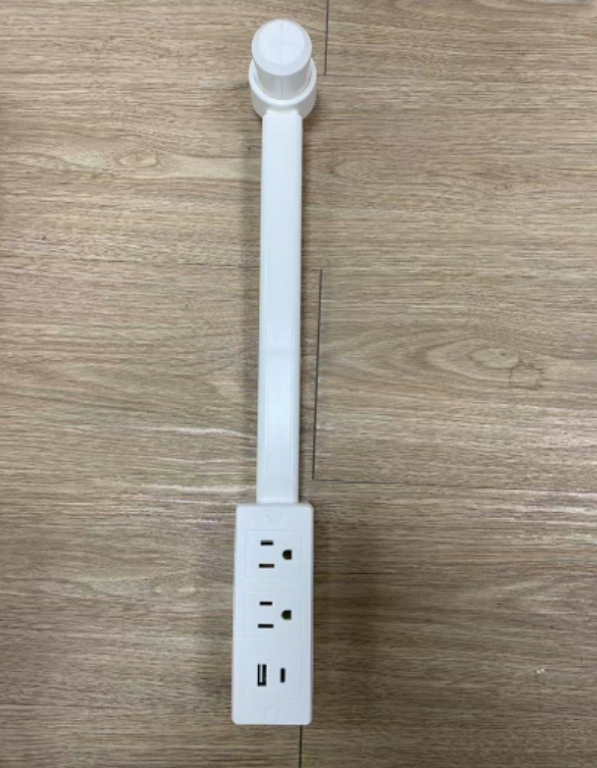 🔌Extensor de Tomacorriente Giratorio 180° con USB y USB-C | AXORA RD| ENVIO GRATIS 🚚