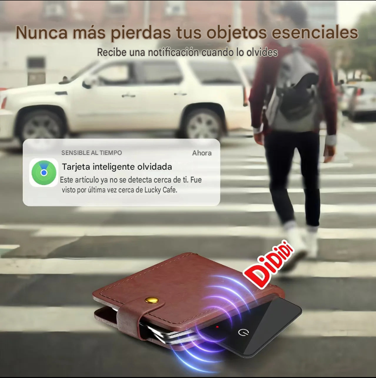 Tarjeta GPS Inteligente para Cartera y Equipaje | Compatible con iPhone y Android | AXORA RD