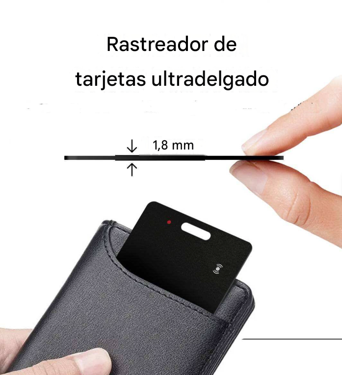 Tarjeta GPS Inteligente para Cartera y Equipaje | Compatible con iPhone y Android | AXORA RD